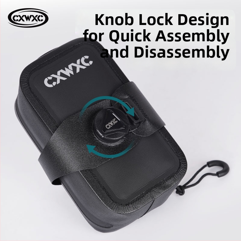 Cxwxc bicyklová zadná taška na nástroje, model Cx-bt60, nylon, 0,5 l