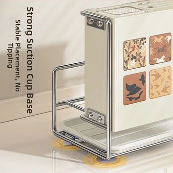 Κουζίνας αποθηκευτικός ράφι με θήκη μαχαιριών, θήκη για μαχαιροπίρουνα και θήκη κοπτικών σανίδων — επιτραπέζιος και τοίχους, πολυλειτουργικός, κινητός, χωρίς εγκατάσταση, από ανθρακούχο ατσάλι