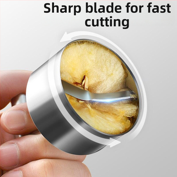 Nerezový rozdeľovač ovocia s odstraňovaním semien a jadier (Materiál: nerezová oceľ; Kategória: rozdeľovač ovocia; Pôvod: Yangjiang; Uvedenie na trh: 2023-07-08; Tlačené logo: Áno)