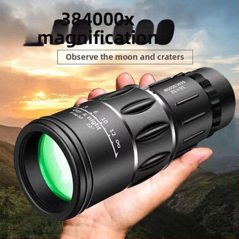 Монокулярен телескоп със свързване към мобилен телефон