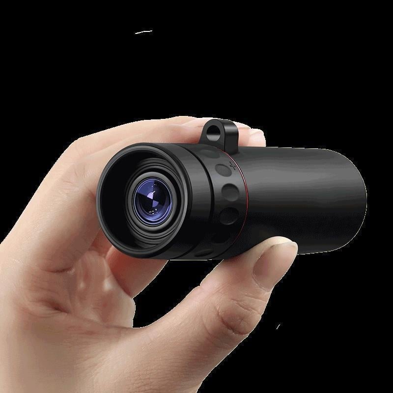 Монокулярен телескоп със свързване към мобилен телефон