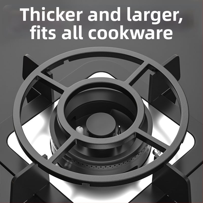 Στήριγμα φούρνου γκαζιού για κουζίνα με αντιολισθητικό ράφι κατσαρολών, σιδερένιο, τοίχου, κινέζικου στυλ, χωρίς εγκατάσταση