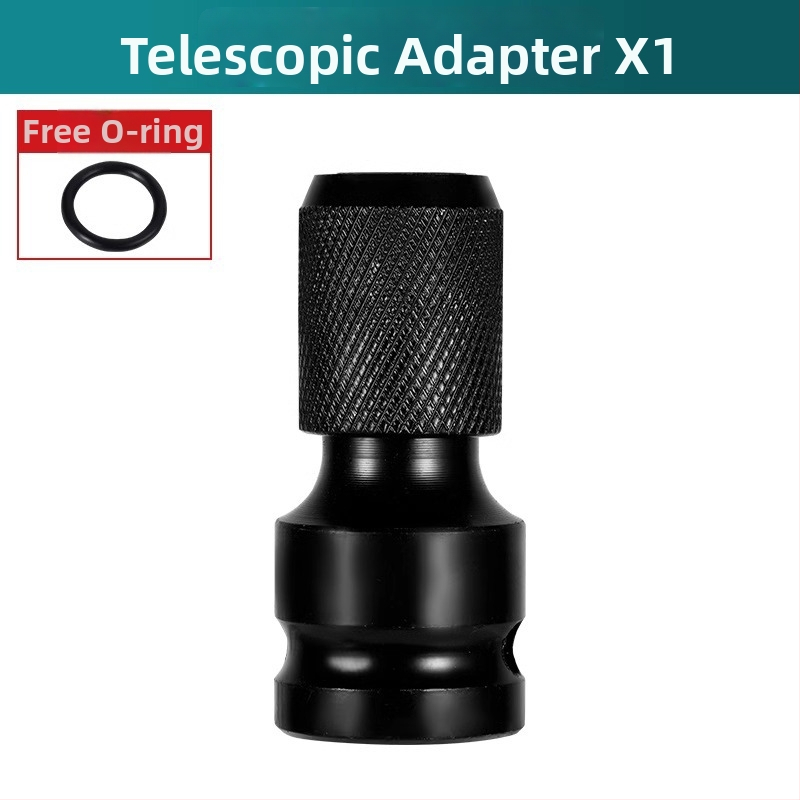 Set pretvorných hláv pre elektrický kľúč s univerzálnym samouzamykacím skľučovadlom a príslušenstvom pre pištoľovú vŕtačku – Značka: Shouli; Materiál: Chromium Vanadium Alloy Steel; Povrchová úprava: Anti-Rust