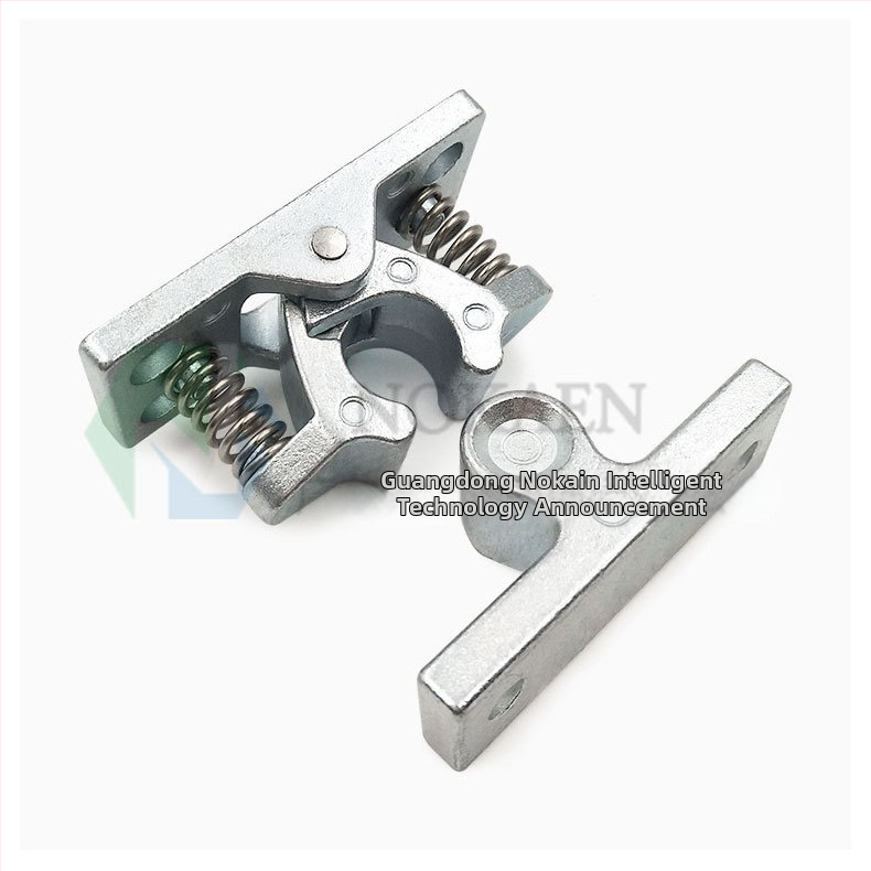 Bufer ușă MP1105, aliaj de zinc, montaj pe perete, acționare manuală, Nocan