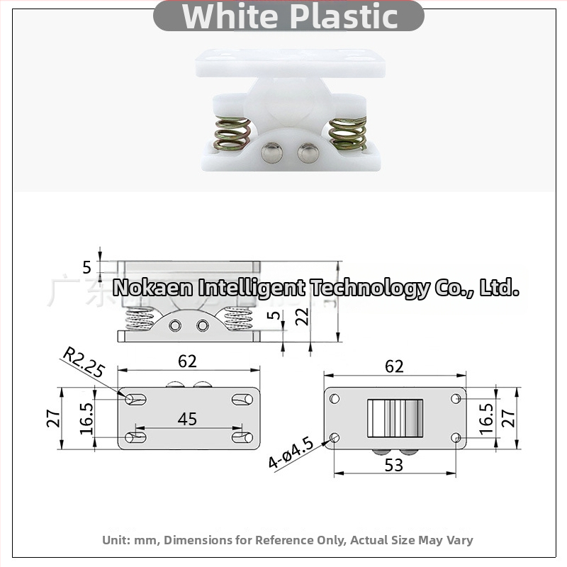 Bufer ușă MP1105, aliaj de zinc, montaj pe perete, acționare manuală, Nocan