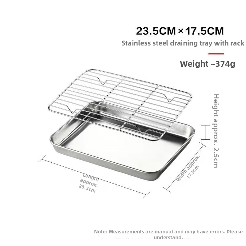 Ανοξείδωτο τετράγωνο ταψί ατμού με φίλτρο – κατάλληλο για μικροκύματα, γυαλιστερή επιφάνεια