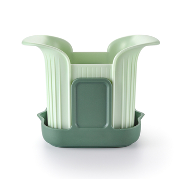 Cuțit multifunctional de legume pentru casă; tăiere cuburi și felii pentru cartofi, castraveți și avocado; corp din ABS și lame din oțel inoxidabil 301; design modern minimalist; imprimare logo disponibilă.