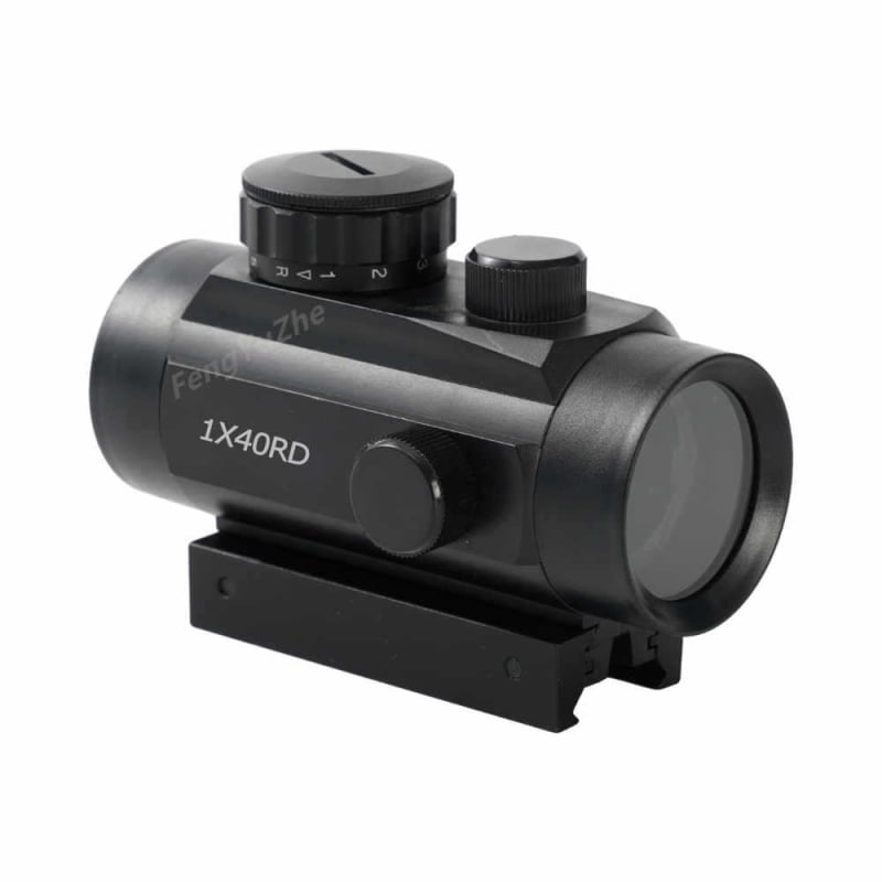 Monokularni teleskop s laserskim objektivom i holografnim nišanom, 1x40, podešavanje objektiva