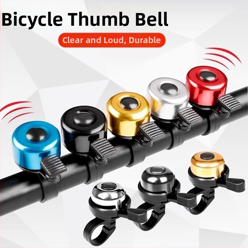 Horský zvonček na bicykel, viacfarebný, veľmi hlasný (Materiál: Plast; Značka: Iná; Spracovanie: Nie; Dovoz: Nie)