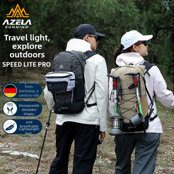 Планинска раница за туризъм - Нейлон, Унисекс, Дишаща, Ремък с въздушна подпора, За спорт на открито