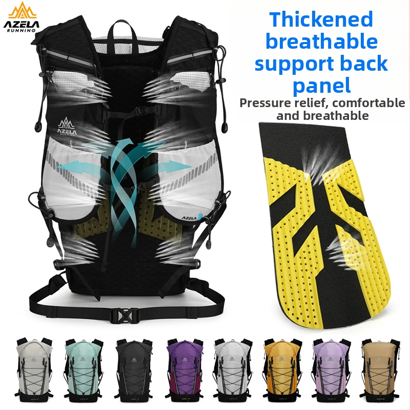 Планинска раница за туризъм - Нейлон, Унисекс, Дишаща, Ремък с въздушна подпора, За спорт на открито