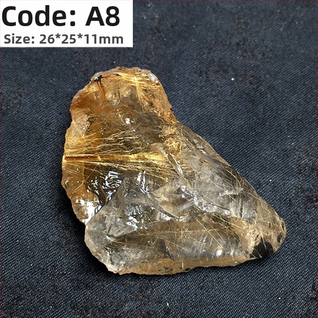 Dekorációs ásványi példány: természetes titánium kristály, eredeti kő, testreszabás elérhető (Márka: Egyéb, Anyag: Titánium kristály, Feldolgozás: Igen)