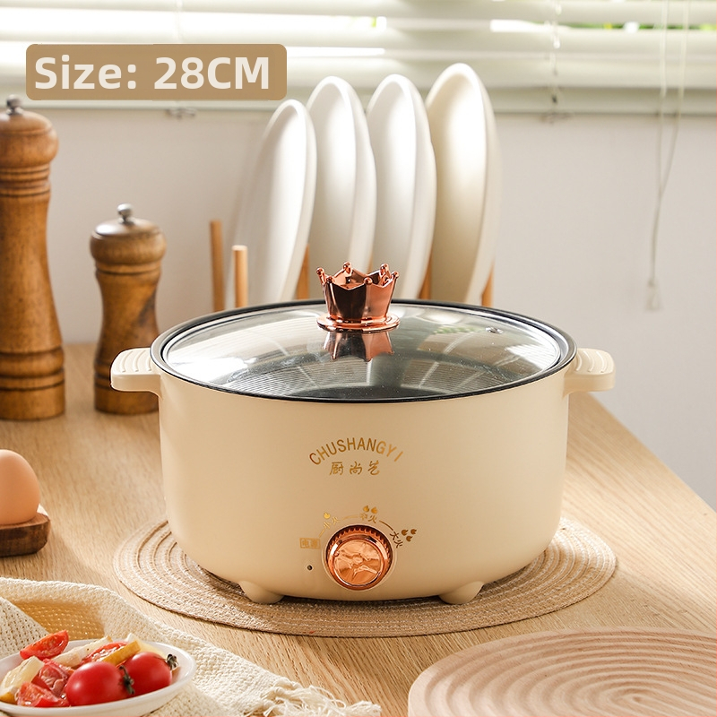 Kitchen Art DZG-1 Električno kuhalo s integriranim parovačem, 2 sloja, 1 unutarnji spremnik, kapacitet 2.1–4 L, upravljanje gumbom, brz para, shabu-shabu i grill