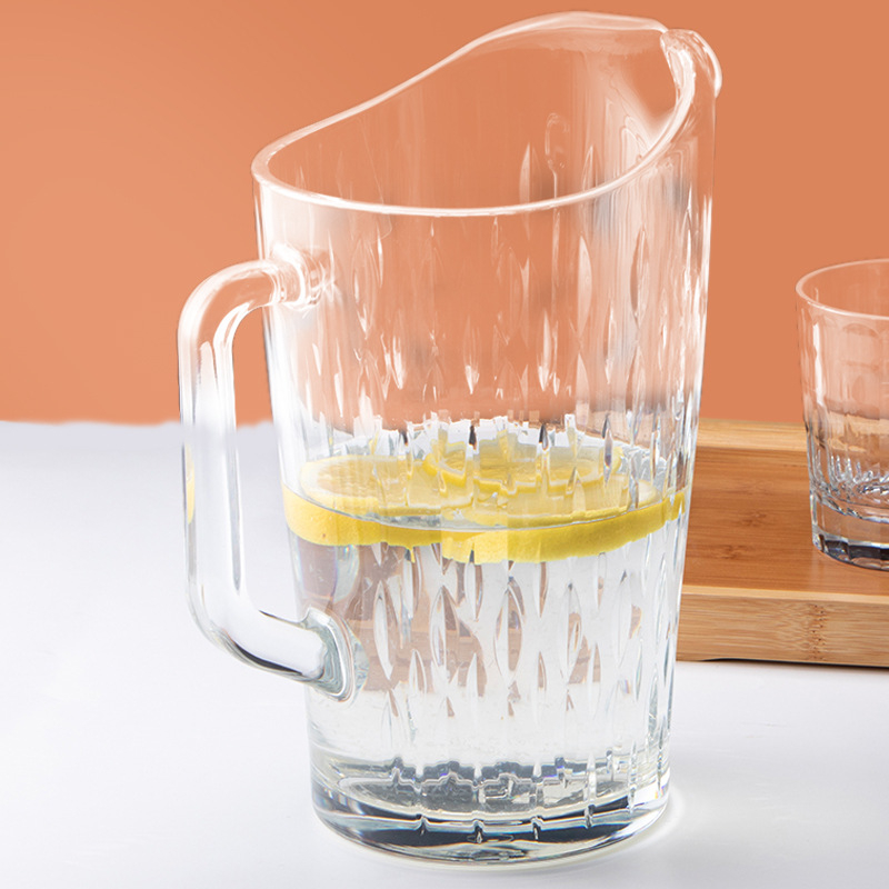 Κανά για κρύο νερό Garbo Daily Use με μοτίβο παγετώνα, από PC πλαστικό, κατάλληλη για χυμό, γάλα, ποτά και αρωματικό τσάι