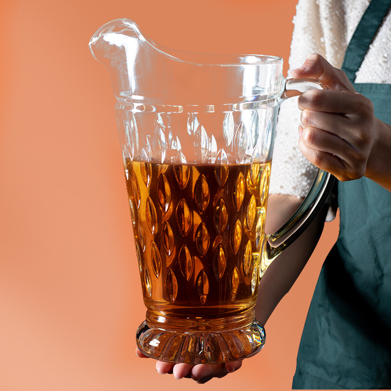 Κανά για κρύο νερό Garbo Daily Use με μοτίβο παγετώνα, από PC πλαστικό, κατάλληλη για χυμό, γάλα, ποτά και αρωματικό τσάι