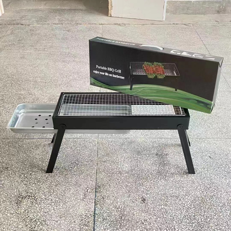 Yangzi prenosni okrugli štednjak za kuhanje čaja i pečenje, neelektrični, od niskougljičnog čelika, težak 1,2 kg, sklopiv i odvojiv, pogodan za unutarnje i vanjske roštilje