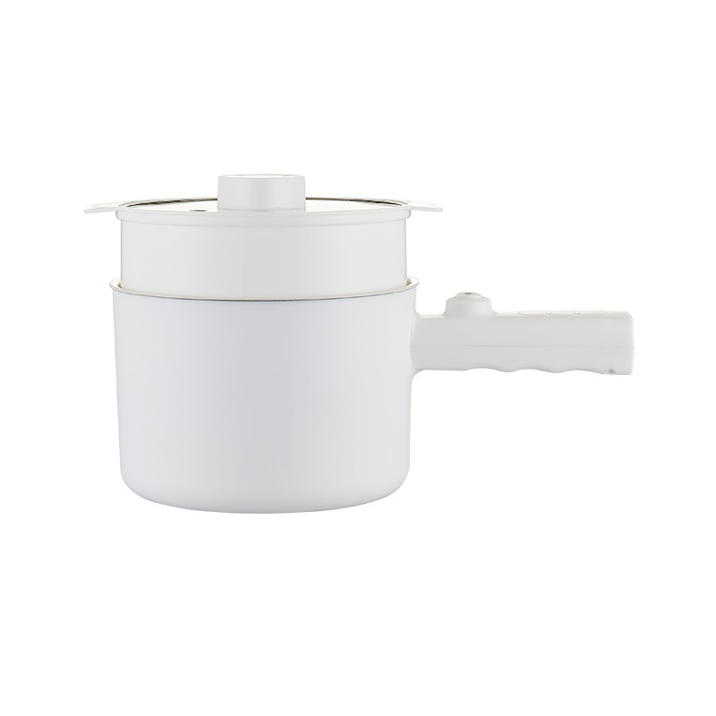 Oală electrică multifuncțională mică pentru uz casnic, capacitate 1–2 L, sub 800W, funcții: abur, fierbere, oală fierbinte, protecție împotriva uscării