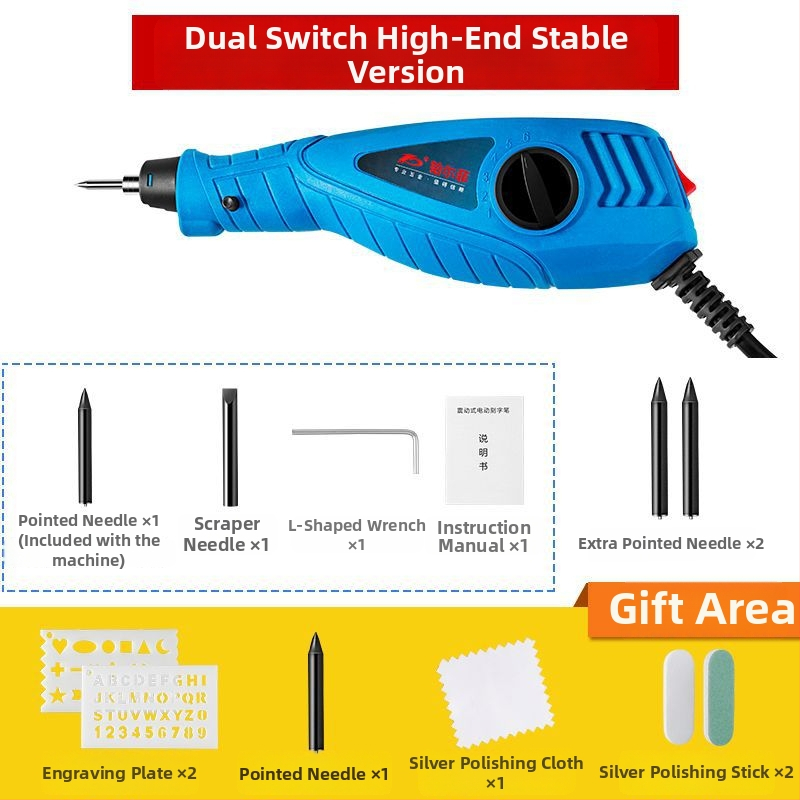 Elektromos gravíró toll fém megjelölésére