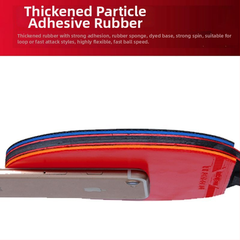Rakieta do ping-pongu s dvojitou hviezdou, pre začiatočníkov – deti a dospelí, guma s dlhým lepidlom, PE doska, vodorovné a penhold úchop