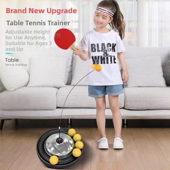 Tréner na stolný tenis pre domáce použitie – samostatné cvičenie, rodinné hranie, pre deti 3–5 rokov, verzia pre dospelých