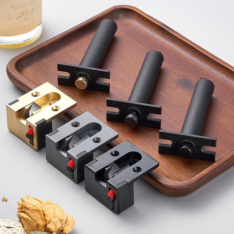 Lanț de ușă ascuns anti-furt, din oțel inoxidabil, încuietoare tip F, placare electrolitică