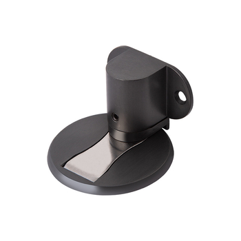 Opritor de ușă din aliaj de zinc, montat pe podea, reglabil pe înălime, fără găuri, magnet puternic și fixare ascunsă pentru ușă (Model 322)