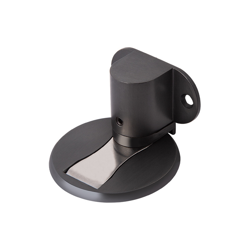 Opritor de ușă din aliaj de zinc, montat pe podea, reglabil pe înălime, fără găuri, magnet puternic și fixare ascunsă pentru ușă (Model 322)