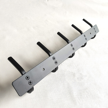 Vješalica za kapute od 304 nehrđajućeg čelika, vijčani montaža, dugačak niz za vrata ili kupaonicu, završna obrada pjeskarenjem, moderni minimalistički stil