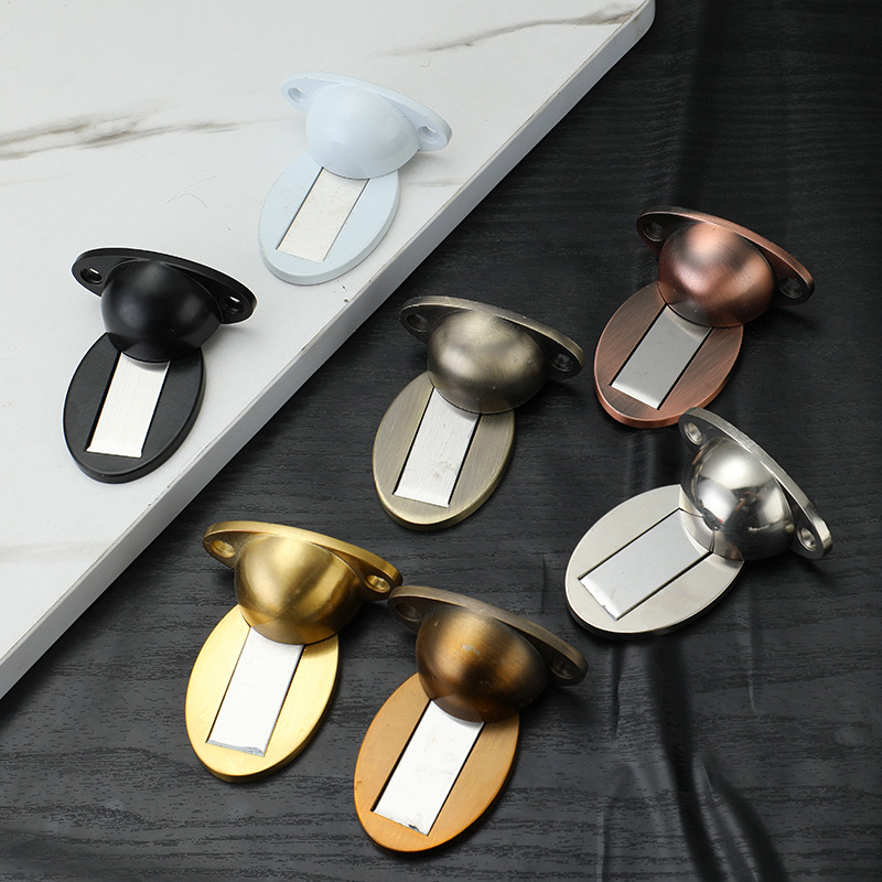 Podni magnetski držač vrata, od cinkove legure, model 305, ručni način rada, modernog jednostavnog dizajna