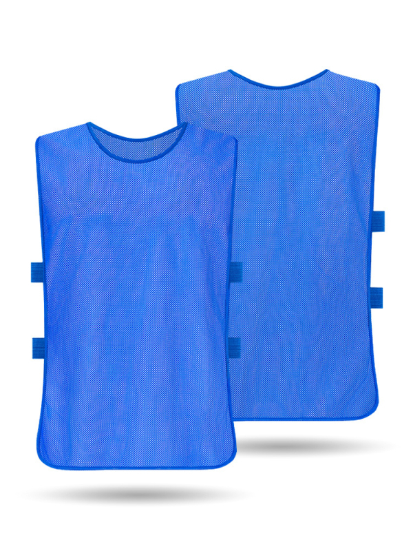 Prozračna mrežasta trening veste za košarku i nogomet s podesivim trakama – poliester