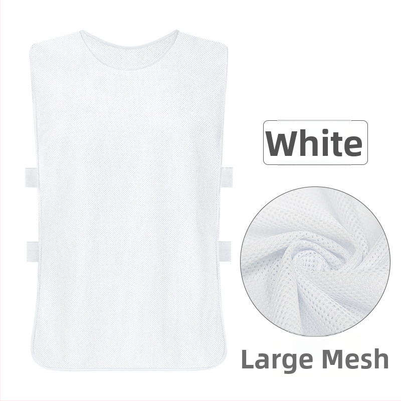 Prozračna mrežasta trening veste za košarku i nogomet s podesivim trakama – poliester