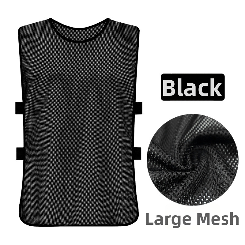 Prozračna mrežasta trening veste za košarku i nogomet s podesivim trakama – poliester