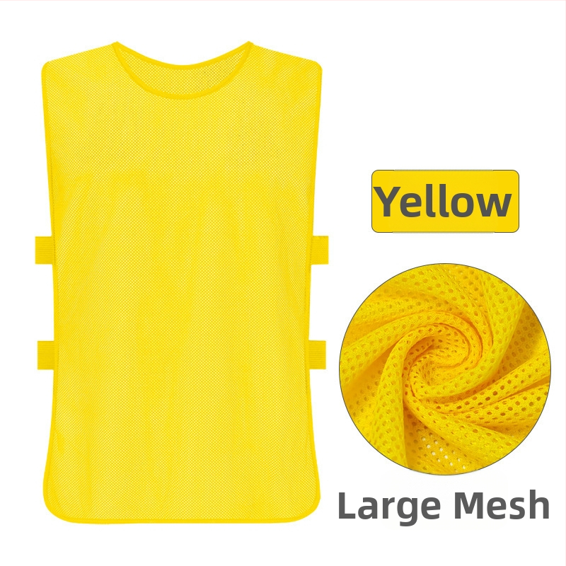 Prozračna mrežasta trening veste za košarku i nogomet s podesivim trakama – poliester