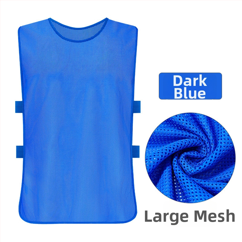 Prozračna mrežasta trening veste za košarku i nogomet s podesivim trakama – poliester