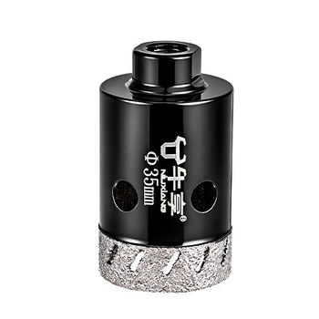 Deschizător de găuri pentru polizor unghiular pentru plăci ceramice și sticlă — ultra-subțire, cu mai multe găuri, deschidere lată, găurire uscată