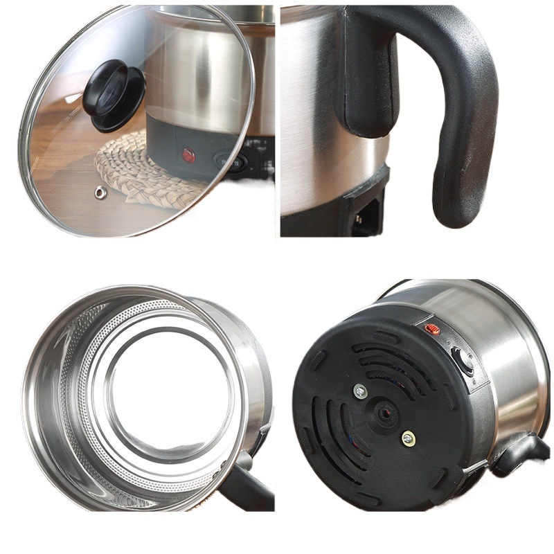 Oală electrică din oțel inoxidabil – multifuncțională, vas interior detașabil și lavabil