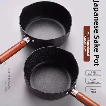 Wok în stil japonez, cu strat antiaderent, din fier fin, capac din oțel inoxidabil cu sticlă, compatibil cu plite universale