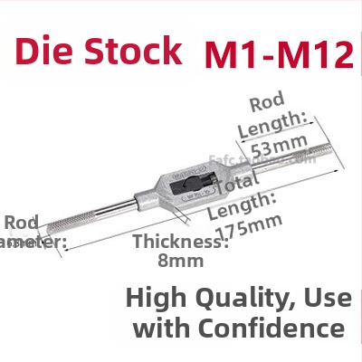 Vysokopevný závitovací kľúč s kruhovou matricou — ručný nástroj