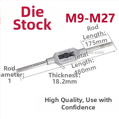 Vysokopevný závitovací kľúč s kruhovou matricou — ručný nástroj