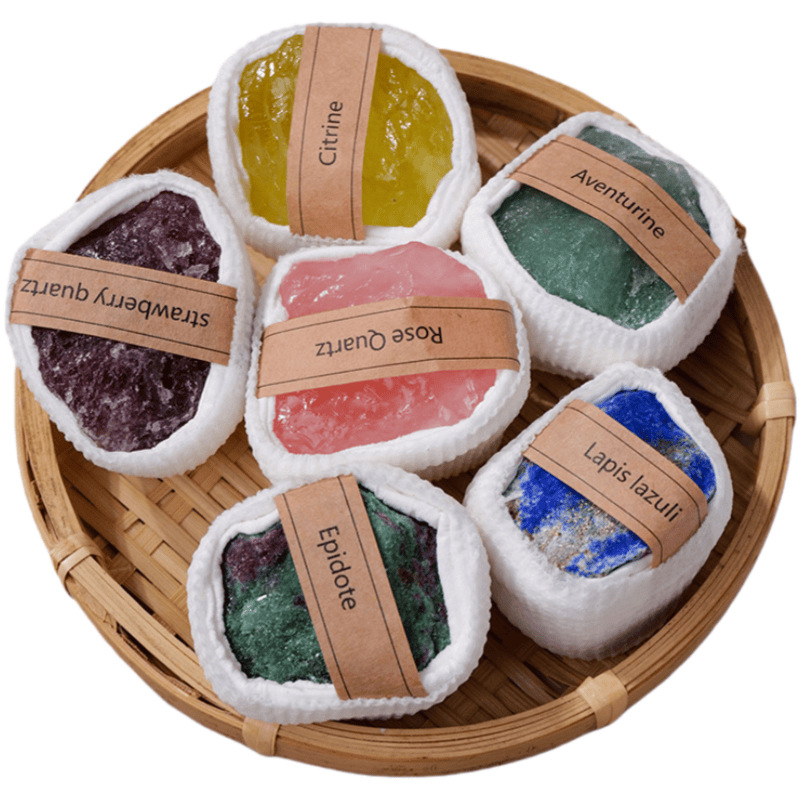 Set de ornamente din piatră brută de cristal - Dragon Roar, model AL654857007448