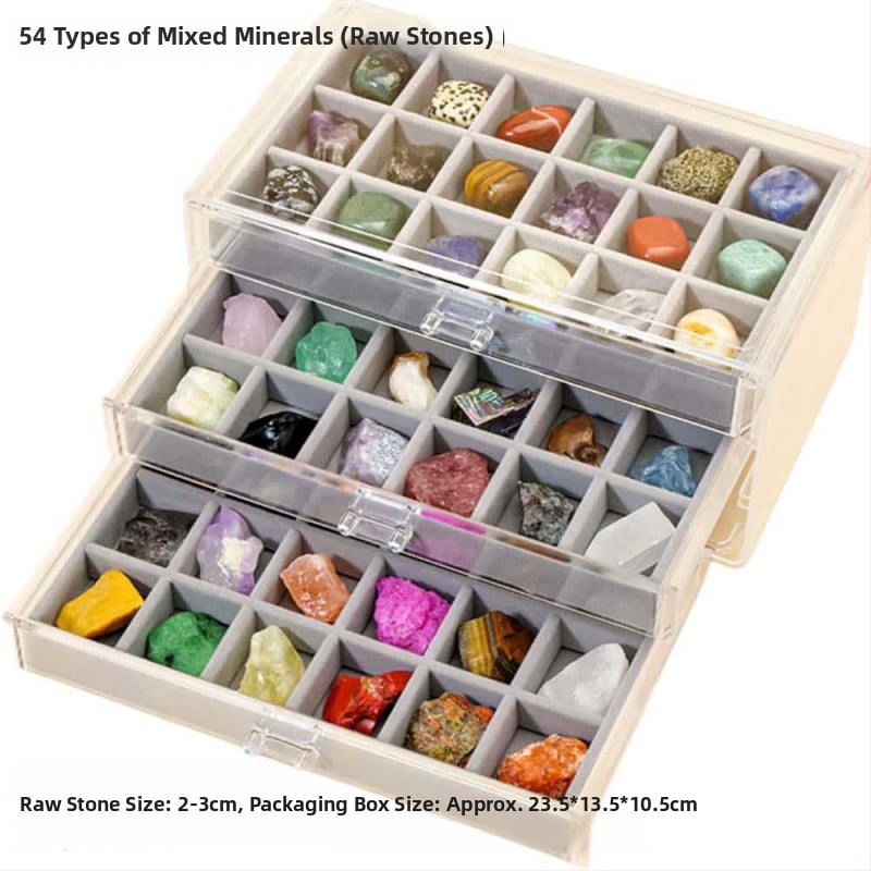 Set de ornamente din piatră brută de cristal - Dragon Roar, model AL654857007448