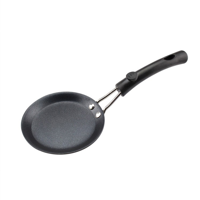 Trendy Cube Mini Neizlijevajući tiganj za jaja s poklopcem od kaljenog stakla – fino željezo, kompatibilan sa svim štednjacima