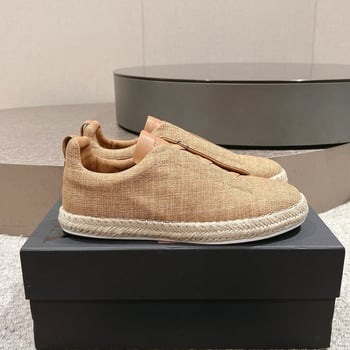 Férfi loaferok, valódi bőr felsőrész, kerek orr, TPU talp, lapos sarok