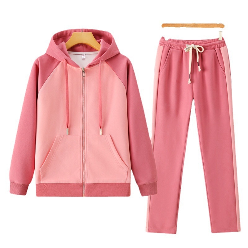 Set cardigan cu glugă din bumbac pentru femei — mâneci lungi, stil casual, amestec bumbac-poliester, lansare toamnă 2023