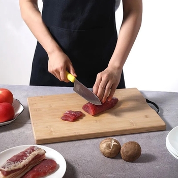 Qianxun daska za rezanje od bambusa – deblja, antibakterijska, protiv plijesni, za kućnu upotrebu u kuhinji