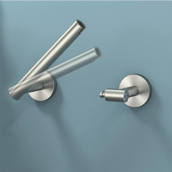 Zidni držač za toaletni papir i ručnik od nehrđajućeg čelika, kvadratnog oblika, moderni stil, nosivost 20 kg