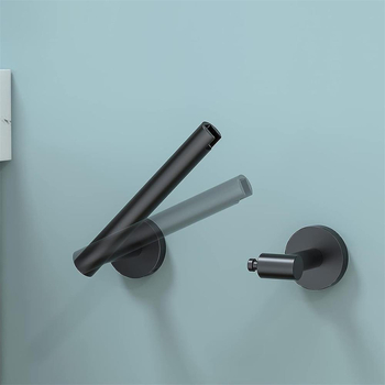 Zidni držač za toaletni papir i ručnik od nehrđajućeg čelika, kvadratnog oblika, moderni stil, nosivost 20 kg