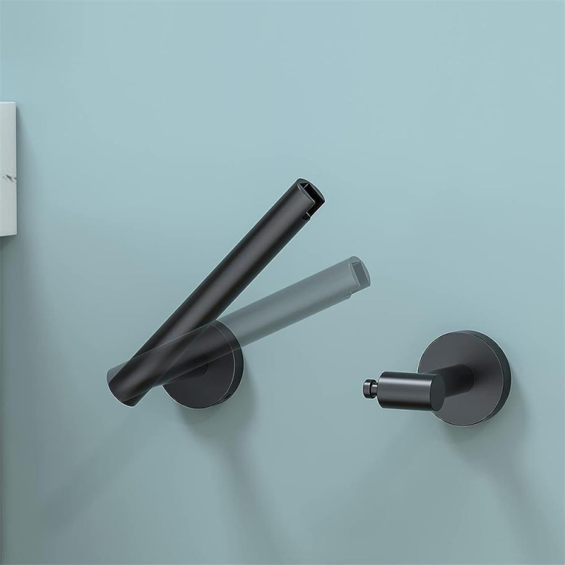 Zidni držač za toaletni papir i ručnik od nehrđajućeg čelika, kvadratnog oblika, moderni stil, nosivost 20 kg