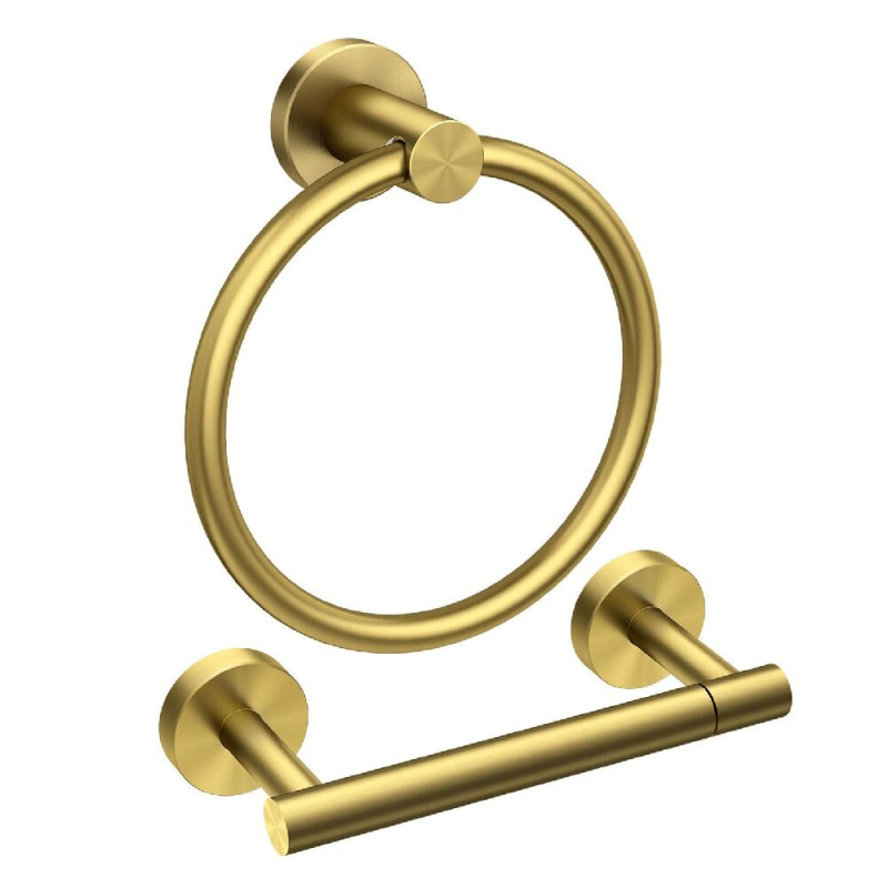 Zidni držač za toaletni papir i ručnik od nehrđajućeg čelika, kvadratnog oblika, moderni stil, nosivost 20 kg