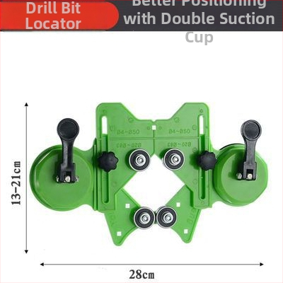 Univerzálny otvárač otvorov v dlaždiciach a lokalizačná pravítko pre murárske práce